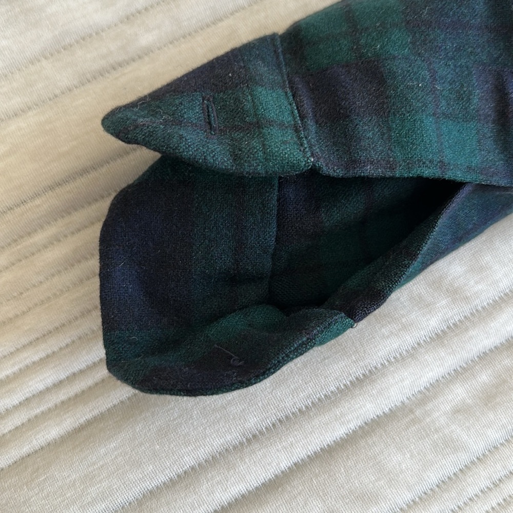 Pendleton vintage wool shirt. Loop collar flap pockets very good vtg condition - Picture 10 of 11